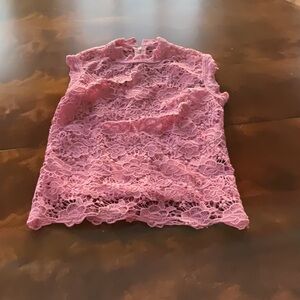 Pink Lace Kids Top